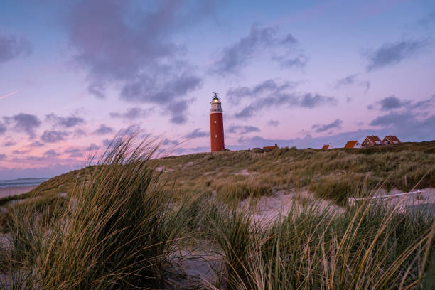 istock Texel lighthouse during sunset Netherlands Dutch Island Texel 1215478705