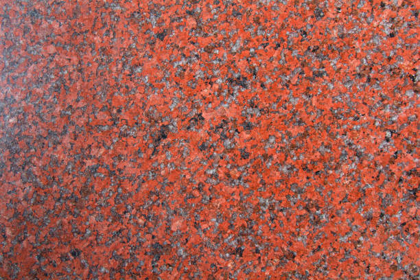 Red Granite floor tiles for modern house and office. Granite stone background and pattern.