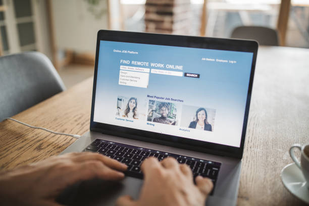 istock Looking for job online 1215481870