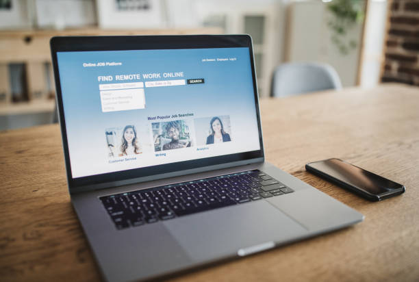 istock Looking for job online 1215481893