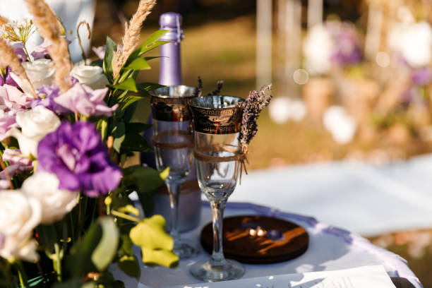 istock glasses with champagne at a wedding 1215485532