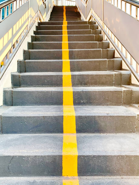 istock Stairway to the pedestrian overpass 1215485598