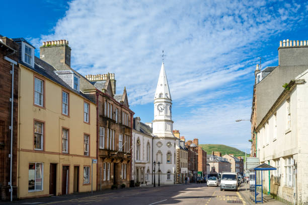 istock Campbeltown main street and city hall 1215489982