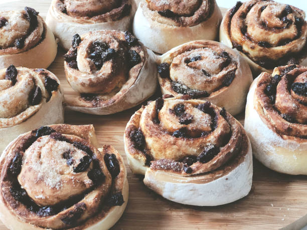 istock Freshly Baked Chelsea Bun 1215499543