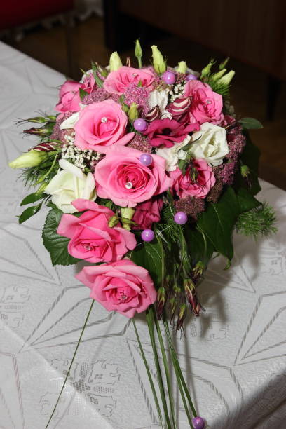 istock A bunch of flowers prepared for the wedding 1215501078