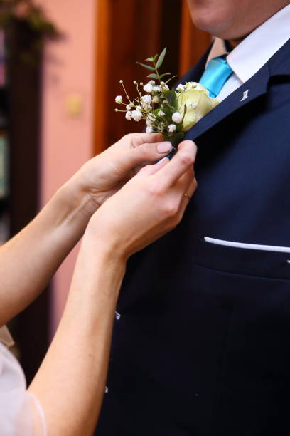 istock Wedding preparations for the bride and groom 1215503434