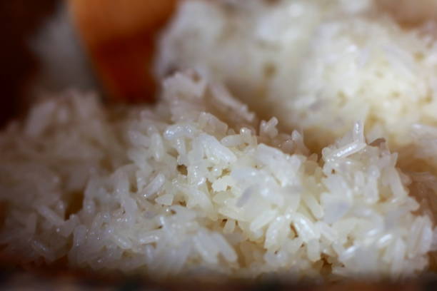 istock Cooked sticky rice food 1215505320