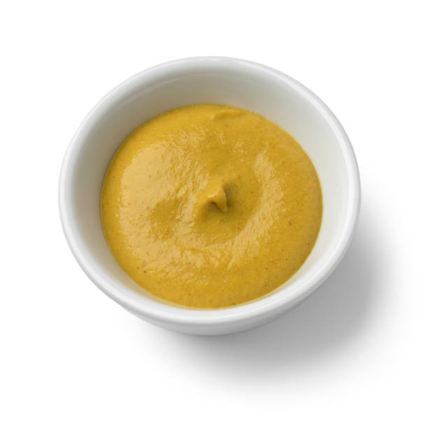 istock White bowl with Dijon Mustard 1215505458