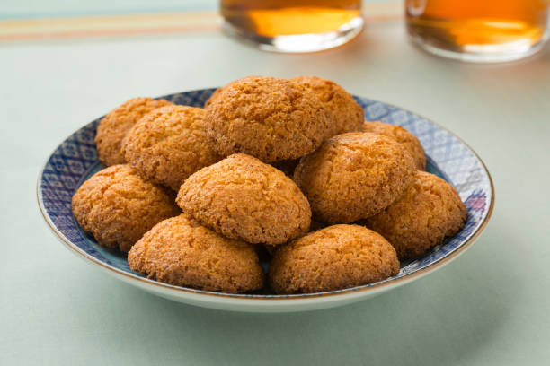 istock Traditional dutch cookies called Bitterkoekjes 1215506389