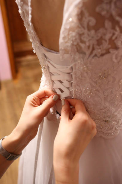 istock Wedding preparations for the bride and groom 1215506401