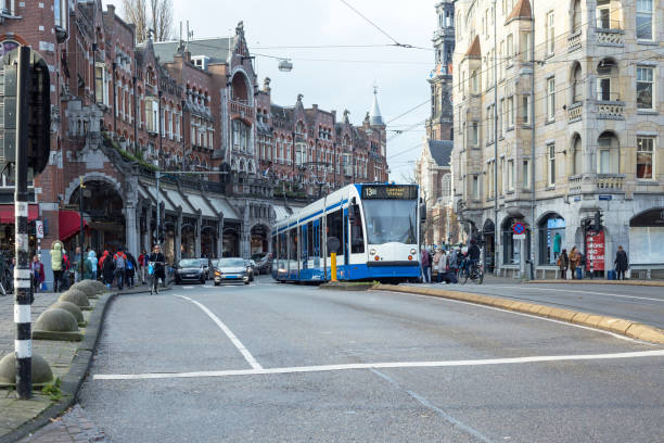 istock City life and traffic in Amsterdam. 1215507889