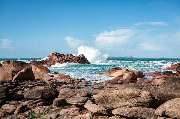 istock Pink granite coast. Ploumanac'h. Brittany 39 1215514283
