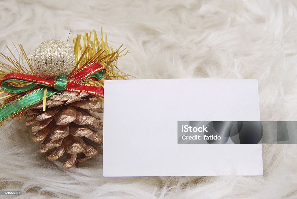 Cartão de Natal - Royalty-free Bola de Árvore de Natal Foto de stock