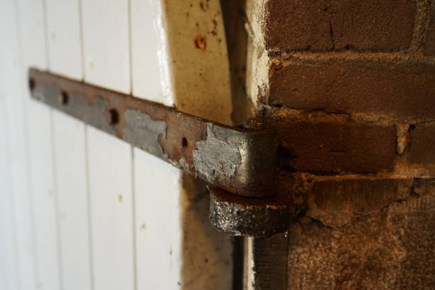 istock a wood door in urban style 1215517009