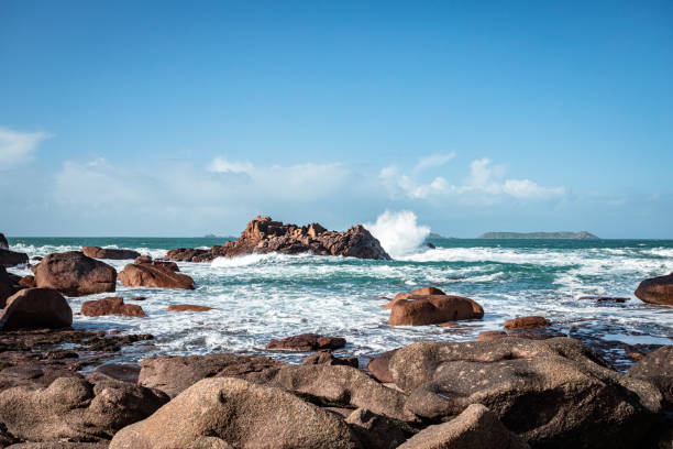 istock Pink granite coast. Ploumanac'h. Brittany 42 1215521195