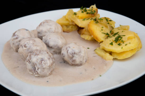 istock Meatballs with potatos 1215521475