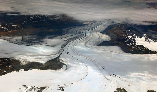 This photo was taken in the flight between Punta Arenas and Santiago de Chile.