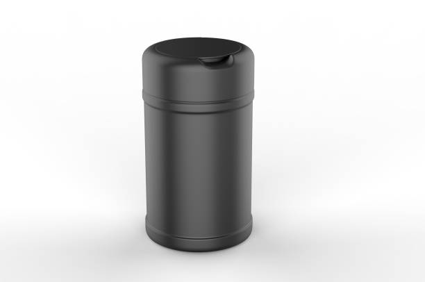 istock Blank Promotional Wet Wipe Container Cup For Branding, 3d render illustration. 1215524093