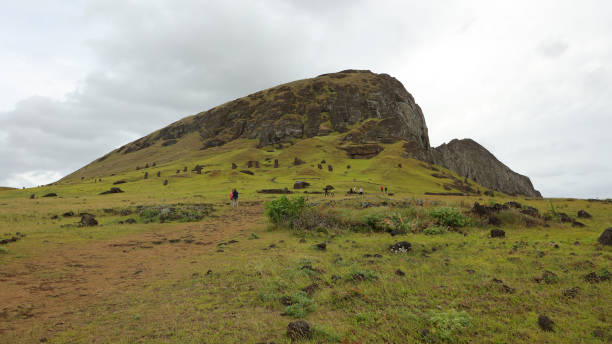 istock The Rano Raraku volcano 1215525980