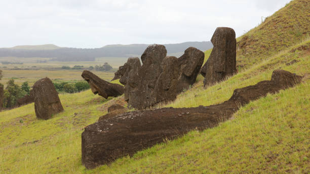 istock The Rano Raraku volcano 1215527246