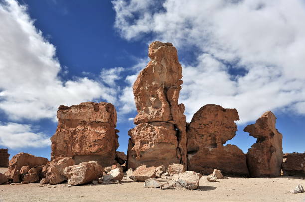 istock Red stone cliffs in the desert of Latin America. 1215527578