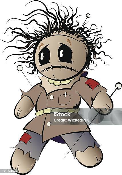 Voodoo Doll Stock Illustration - Download Image Now - Doll, Voodoo, Adversity