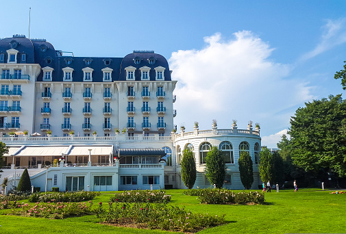 In August 2015, rich tourists had the chance to stay in the luxury Imperial Palace in Annecy in France