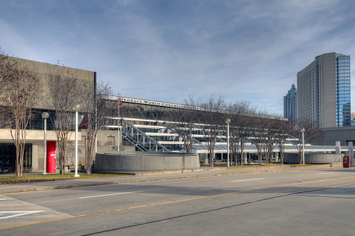 The Georgia World Congress Center in Atlanta. Opened in 1976