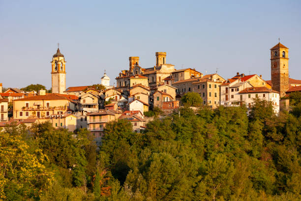 istock town Molare in Piedmont, Italy 1215538607