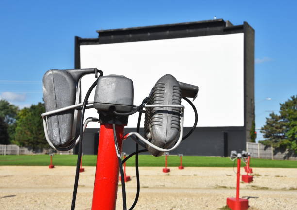 istock Drive-In Movie Speakers 1215542044