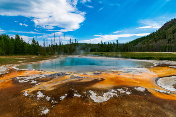 istock Black Sand Geyser Basin, Yellowstone National Park 1215544967