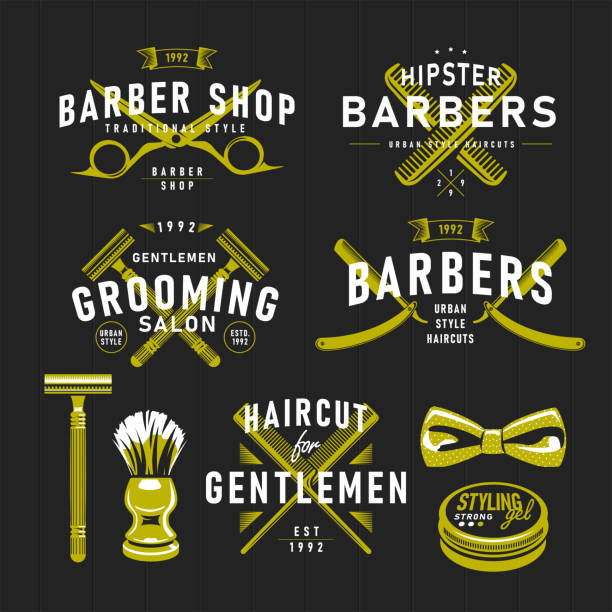 Barbershop Logo Images – Browse 41,458 Stock Photos, Vectors, and