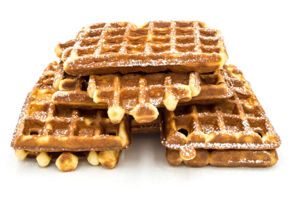 istock Mound of Belgian waffles 1215552439