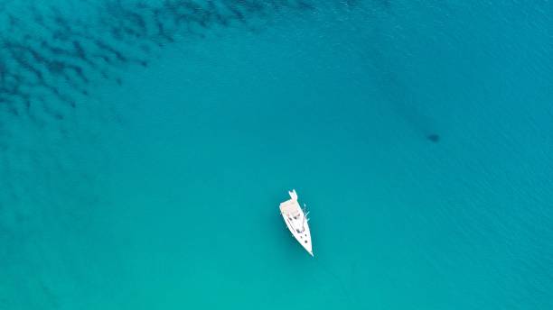 istock yacht aerial blue water 1215556512