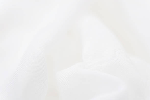 istock texture background pattern of white fabric. This cotton organza has a gentle open weave. Space for text. 1215560452
