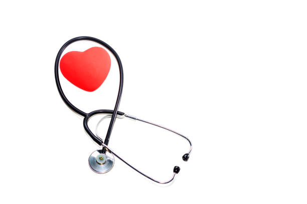istock A heart with a stethoscope lies on a light background. Healthy heart 1215567157