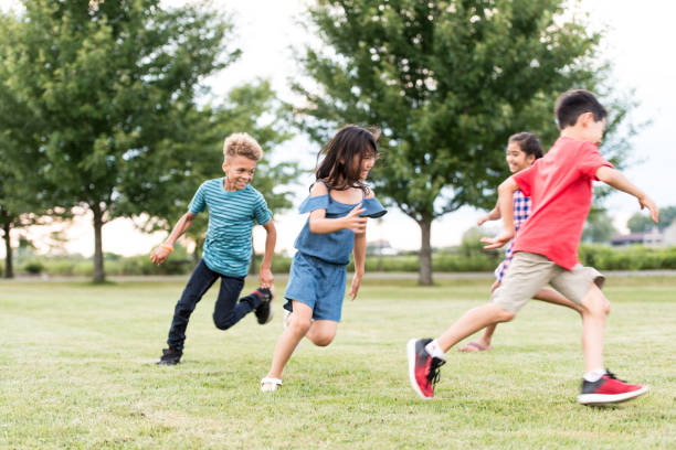 istock Elementary School Students Play at Recess stock photo 1215569693