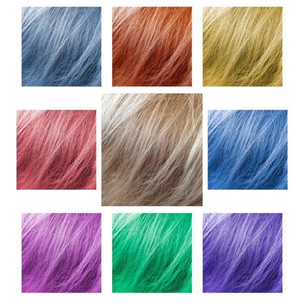 istock Samples of a hair palette in different colors 1215571427
