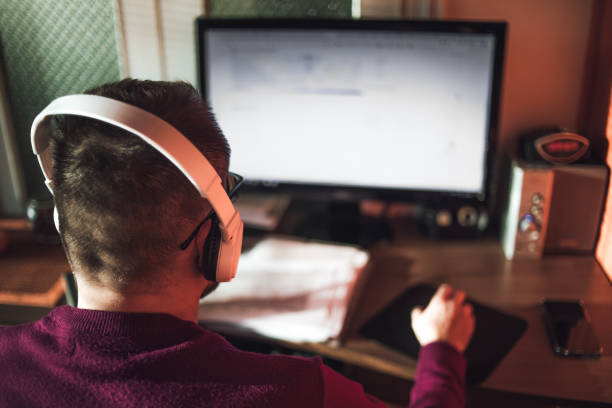 istock A businessman works from home while a virus pandemic lasts 1215572455