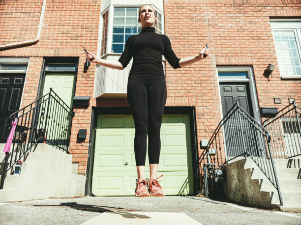 istock COVID-19, working out from home 1215580994