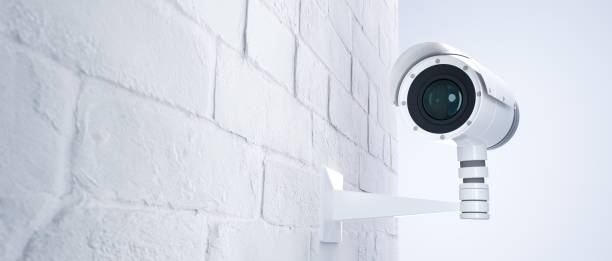 istock CCTV camera on the wall outdoor 1215581341
