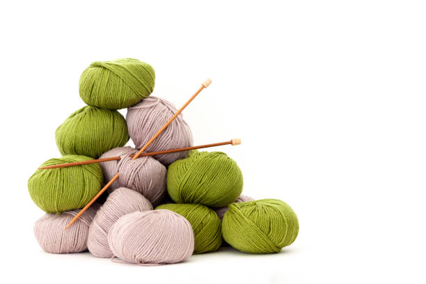 balls of wool in a basket