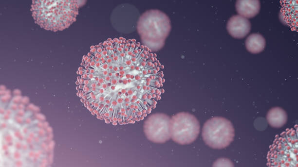 istock Coronavirus covid-19 virus cells. Science and medical background 1215587596