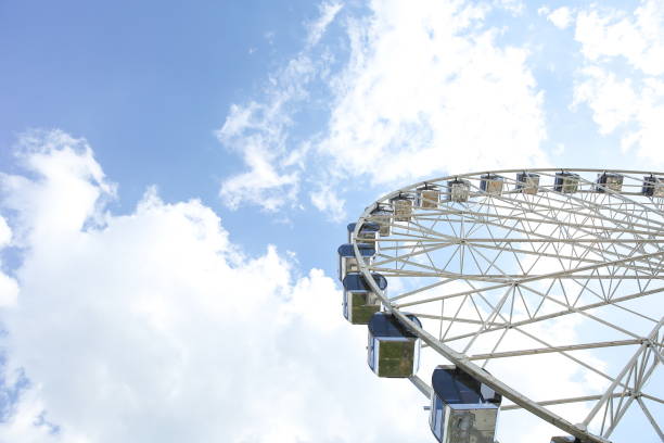 istock ferris wheel against the background of sky 1215587617