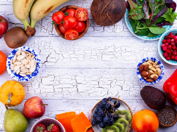 istock Healthy product for fruitarian diet 1215589985