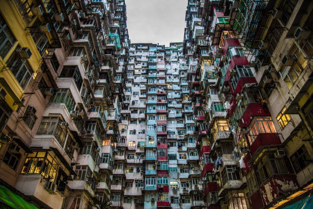 istock Hong Kong high density residence and condominium 1215593126