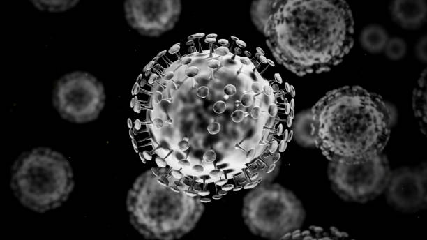 istock Coronavirus cells Covid-19 close up image 1215601027