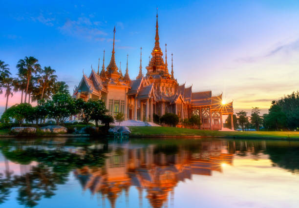 istock Wat None Kum or  Wat Luang Pho Toh temple 1215608317