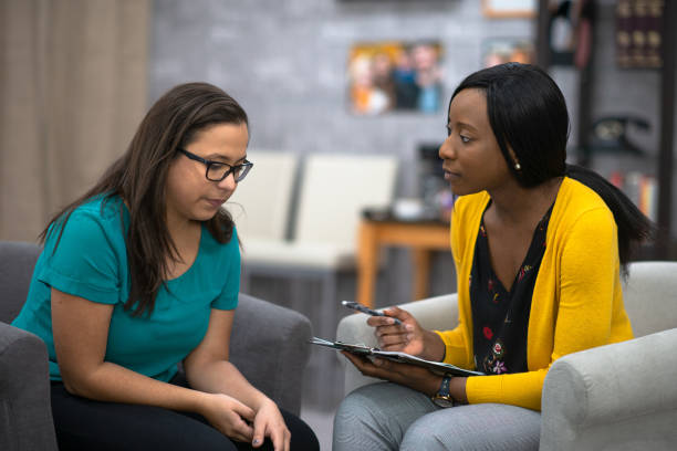 istock Individual Therapy Session stock photo 1215609818