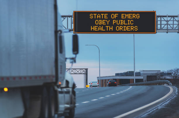 istock Trucking during State of Emergency 1215610686